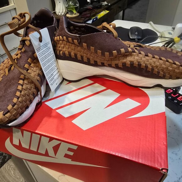 Nike Air Footscape Woven Shoes Women's Size 10 Earth Brown FB1959-200 NEW - Picture 3 of 9